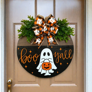 Holz karte Tür platte mit künstlicher Blume Home Welcome Decoration Garland für Halloween Cross-Border für <span class=keywords><strong>Amazon</strong></span> Produkt - Product Image 2