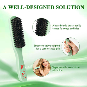 แปรงเคราขนไม้สีเขียว BLISSLIFE พร้อมโลโก้สั่งทำพิเศษ สำ<span class=keywords><strong>ห</strong></span>รับทำความสะ<span class=keywords><strong>อา</strong></span>ดและจัดแต่งทรงเคราสำ<span class=keywords><strong>ห</strong></span>รับผู้ชาย - Product Image 1