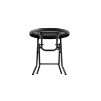 Table d'appoint pliante d'extérieur, table basse gain de place pour patio et balcon, mobilier d'extérieur indispensable pour le camping et la plage