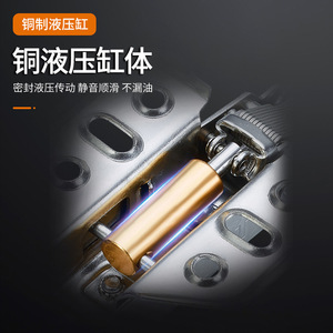304 Stainless Steel Hydraulic <b>Hinge</b> 2 Mm Thick <b>Soft</b> <b>Closing</b> Full Surface Damping <b>Cabinet</b> Door Furniture <b>Hinge</b> - Product Image 2