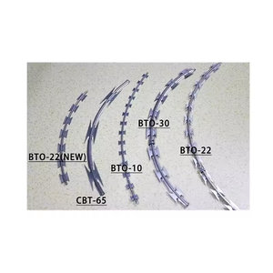 <span class=keywords><strong>ลวดหนาม</strong></span>ไฟฟ้าแบบมีใบมีดโกน ขายส่งตามสั่ง BTO 22 BTO 30 เมตร - Product Image 2