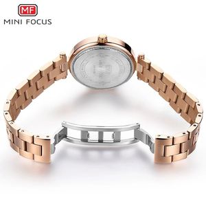 นาฬิกาข้อมือควอตซ์แฟชั่นกันน้ำสำหรับผู้หญิง รุ่น Mini Focus MF0039L MF 0039 ราคาประหยัด หรูหรา สำหรับสุภาพสตรี - Product Image 6