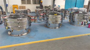 Bitkisel toz için paslanmaz çelik 304 \ 316 eleme makinesi elektrikli yuvarlak titreşimli elek makinesi - Product Image 4