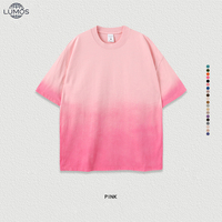 T-shirts vierges 100 % coton en gros pour hommes, personnalisables avec impression graphique, effet délavé à l'acide
