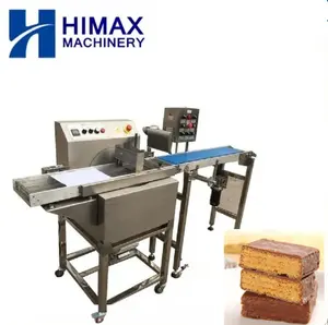 Machine de trempe et de coulée au chocolat à haute productivité pour biscuits au pain