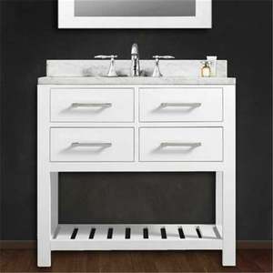 Mueble de Baño de Madera Maciza Color Blanco - Product Image 2