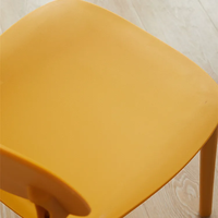 Chaise Empilable en Plastique Sans Accoudoirs pour Laboratoire, Salle à Manger, Événements, Siège Unique en PP, Design Italien