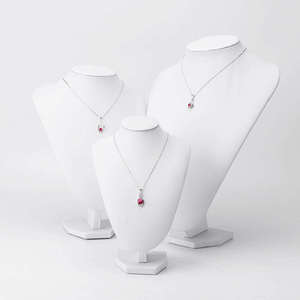 Présentoir de Mannequin en Velours pour Colliers et Pendentifs, Support de Bijoux pour Vitrine de Magasin, Vente en Gros - Product Image 4