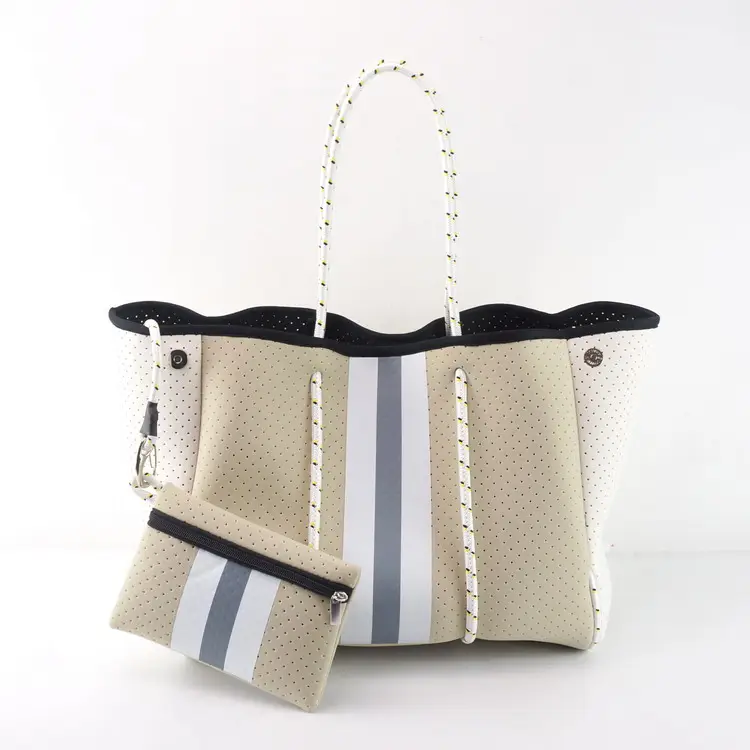 New Design Tote Bags Women Handbags Ladies Purse Chain Shoulder Bags Neoprene Bag Set With Purse