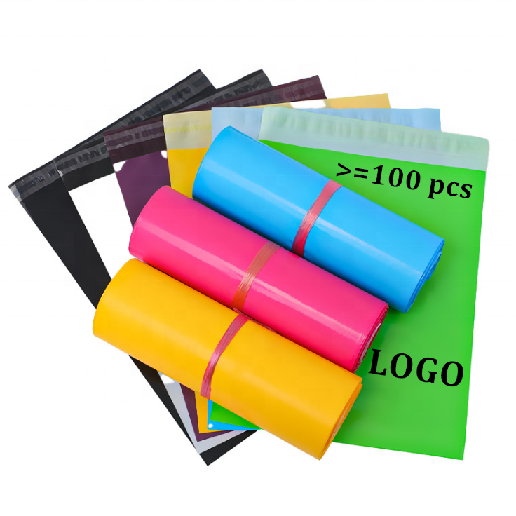 Высекающая ручка с индивидуальным принтом экологически чистые перерабатываемые самозапечатывающиеся биоразлагаемые пластиковые полиэтиленовые почтовые пакеты с логотипом