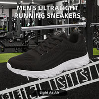 Zapatillas de Running para Hombre, Súper Suaves, Ultraligeras, con Parte Superior de Malla, Entresuela de EVA y Suela de Goma, Estilo Deportivo para Caminar