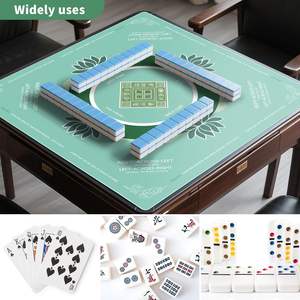 Tapete de Juego Plegable Portátil de Neopreno para Póker, Dominó, Juegos de Mesa y Azulejos, Tapete de Mesa de Mahjong - Product Image 3