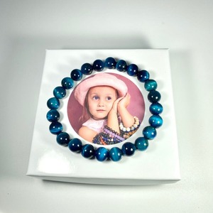 Bracelet en pierre œil de tigre DAISY xiaod, saphir bleu de qualité 5A, bijoux en cristal en gros en stock - Product Image 3