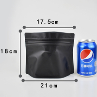 Sacs plastique, 20 unités, pochette à café, finition mate, personnalisés, réutilisables