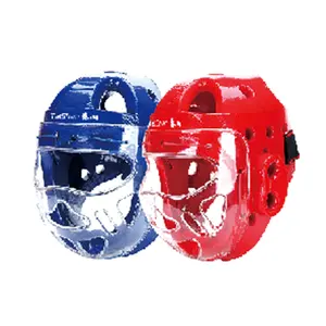 Casque de protection facial karaté, couvre-chef de haute qualité, compétition d'usine, stable