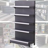 Modelo de Tendencia TY-0717-06 Diseño Personalizado Estanterías Metálicas de Alta Resistencia para Supermercados y Tiendas, de 6 Niveles, de Una Sola Cara, Personalizables