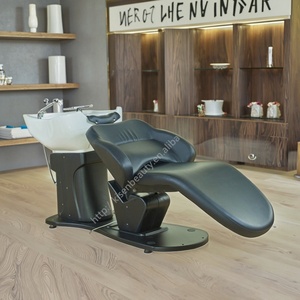 Kisen Popular Electric Shampoo Chair Eco-friendly Portable Salon <b>Bed</b> with 1 Motor Adjustable Footrest <b>Backrest</b> <b>for</b> Gym Use - Product Image 6