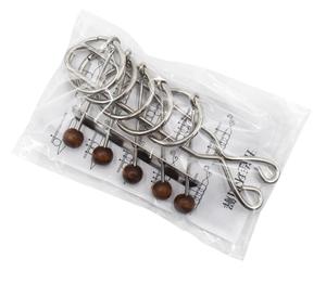 11.5*5.7cm cổ điển Trung Quốc Iq kiểm tra não trêu ghẹo trò chơi Trung Quốc 5 Vòng Liên Kết câu đố cho người lớn - Product Image 4