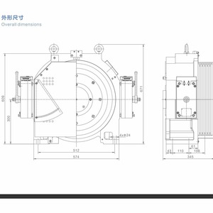 Máquina de Tracción de Imán Permanente Ningbo Xinda Mini4c, Piezas para Elevador de 3m, Estructura de Acero de Alta Resistencia - Product Image 4