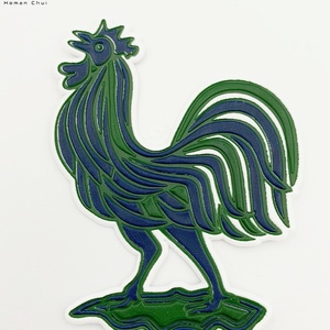 Patchs en PVC pour vêtements, fabrication chinoise, design personnalisé, haute qualité, impression 3D, support thermocollant souple en PVC, 150 degrés - Product Image 3