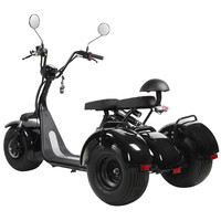 Scooter électrique à gros pneus certifié EEC 2000W, 3 roues, Citycoco, batterie lithium 60V, grosse roue, moto électrique pour adultes