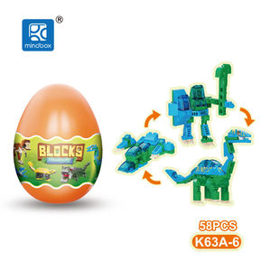 Nuevo K63A Dinosaur World, Bloques <span class=keywords><strong>de</strong></span> Construcción <span class=keywords><strong>de</strong></span> Plástico 8 en 1, Huevos <span class=keywords><strong>Sorpresa</strong></span> para Armar, Juguetes DIY para Niños, Mini Caja <span class=keywords><strong>de</strong></span> Regalo, Serie <span class=keywords><strong>de</strong></span> Huevos <span class=keywords><strong>Sorpresa</strong></span> - Product Image 1