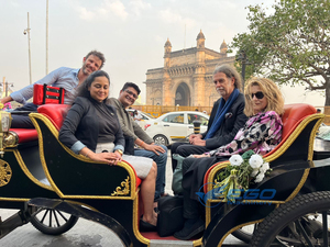 Calèche royale de luxe à quatre roues en structure acier pour 5-6 personnes, véhicule de tourisme électrique/à traction équine - Product Image 2