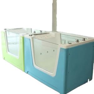 Hiện đại freestanding Pet bồn tắm hình chữ nhật Dog bồn tắm <span class=keywords><strong>Spa</strong></span> với massage không khí & drainer cho căn hộ chải chuốt - Product Image 6