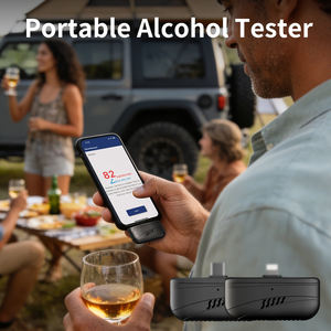 Mini-Alkoholtester mit App |   Plug & Measure Alkoholtester |   Kein Aufladen erforderlich - Product Image 1