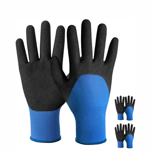 Gants de sécurité gris de calibre 15 en nylon sans couture ultra fin avec paume en nitrile mousse - Product Image 1
