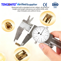 Écrou cylindrique moleté en laiton/cuivre moulé par injection à froid, à fente croisée, M3 M4 M5 M6 Grade 4.8, directement de l'usine