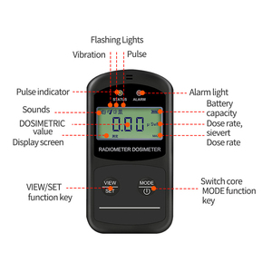 NT6102 Nuclear Meter Geiger Counter Personal Dosimeter <b>Detector</b> - Product Image 5