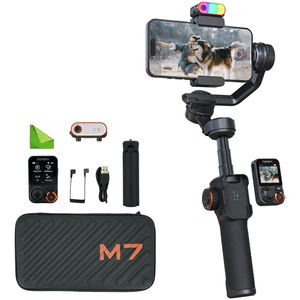 <span class=keywords><strong>Stabilisateur</strong></span> de téléphone portable <span class=keywords><strong>Hohem</strong></span> M7, <span class=keywords><strong>stabilisateur</strong></span> à 3 axes anti-vibration, perche à selfie extensible pour vlog en direct - Product Image 1
