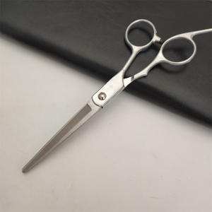 Customized Trademarks <b>Hair</b> Scissors 62mm Straight Blade Right Handed Beauty Use Suzhou Origin - Product Image 1