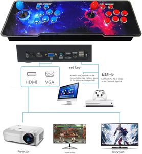 Nhà Máy Bán Buôn Pandora 3D Wifi Hộp Trò Chơi 24800 Trong 1 Retro <span class=keywords><strong>Arcade</strong></span> Giao Diện Điều Khiển <span class=keywords><strong>4</strong></span> Người Chơi <span class=keywords><strong>Arcade</strong></span> Phím Điều Khiển Hỗ Trợ FC Gbc Md Neogeo - Product Image 4
