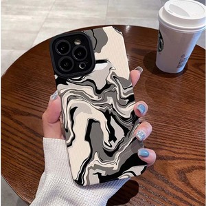 Coque de téléphone portable en cuir artificiel TPU avec impression de <span class=keywords><strong>peinture</strong></span> à l'huile Big Wave pour iPhone 8 X Xr Xs 11 12 13 14 15 16 17 Pro Max - Product Image 1