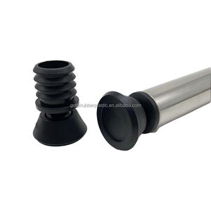 Pata Niveladora Giratoria con Inserto de Tubo de Plástico, Pie Ajustable y Móvil para Muebles, Base de Soporte Antideslizante para Estructuras de Tubo Redondo - Product Image 4