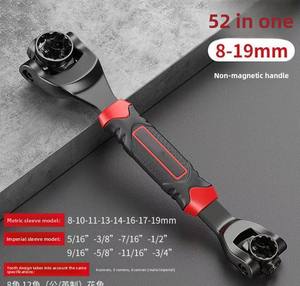 Nouvelle <span class=keywords><strong>clé</strong></span> à fleur de prunier <span class=keywords><strong>auto</strong></span>-serrante à Double tête outil de réparation de tuyau vivant universel industriel os de chien rapide en acier chromé - Product Image 6