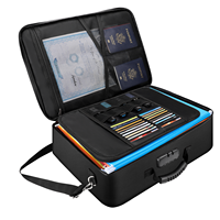 YIHUAXING grand sac de documents étanche ignifuge Portable pour le stockage des passeports certificats cartes produits de dépôt de trésorerie