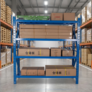 Medium Duty Adjustable Warehouse Steel <b>Plate</b> Storage <b>Rack</b> Wholesale Metal Steel Medium Duty Shelf Screw Assembly Powder Coated - Product Image 6