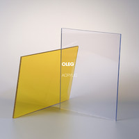 OLEG Antistatique 4*8 pieds 3-20 mm d'épaisseur Plexiglas Plastique ESD Feuille acrylique pour découpe laser