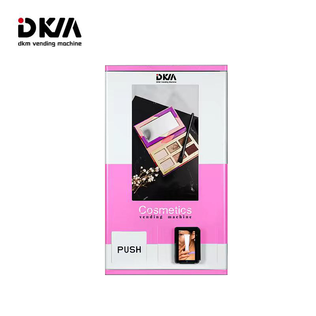 DKM Hot Sale Small Mini Wall-mounted Make Up Cosmetic Vending Machine with Touch Screen Display
