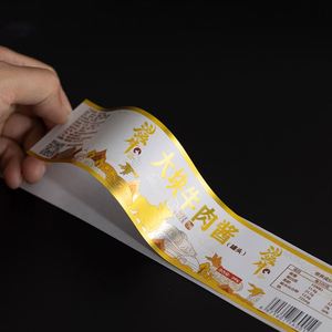 Etiquetas Adhesivas Personalizadas con Logotipo de Marca, Estampado Dorado, para Empaquetado de Productos, Hojas de Etiquetas de Vinilo Dorado Resistentes al Agua, Impresión de Etiquetas al por Mayor - Product Image 5