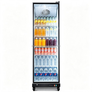 2026 Commercial 1-Door Full Glass Display Cabinet and Convenience Store Beverage Refrigerated <b>Freezer</b> - Product Image 2