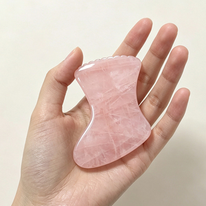 Nouvel outil de massage Gua Sha en quartz rose, masseur facial en quartz rose, <span class=keywords><strong>yoga</strong></span> facial <span class=keywords><strong>pour</strong></span> SPA, petite taille, facile à transporter - Product Image 4