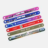 Bracelet promotionnel VIP pour événement, personnalisé avec logo imprimé, bracelet d'identification pour fête, étanche et réglable avec fermoir à pression