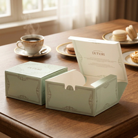 Boîte à gâteaux, donuts et desserts de qualité alimentaire, emballage en papier de haute qualité, boîte à gâteaux élégante, emballage personnalisé avec votre logo