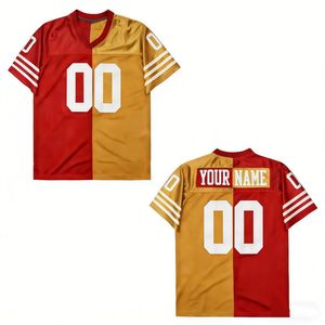 カスタムアメリカンフットボールジャージ 刺繍入り高品質 デンバー シカゴ カンザスシティ ニューイングランド ステッチ入り ラグビーユニフォーム - Product Image 2