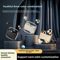 Écouteurs 4-en-1 rotatifs intra-auriculaires à clipser, conception sans fil, réduction du bruit et ajustement personnalisé ; Modèle OWS double oreille, best-seller