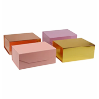 Caja de Cartón Plegable con Inserto de Cartón Corrugado, Caja de Envío Impresa Personalizada, Caja de Envío Dorada de Apariencia Exquisita y Colorida